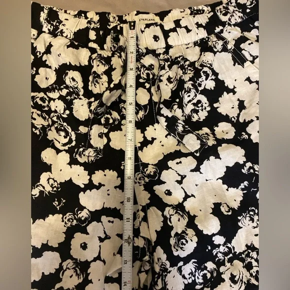 Everlane The Linen Pull-On Barrel Pant Size Large - Picture 6 of 12